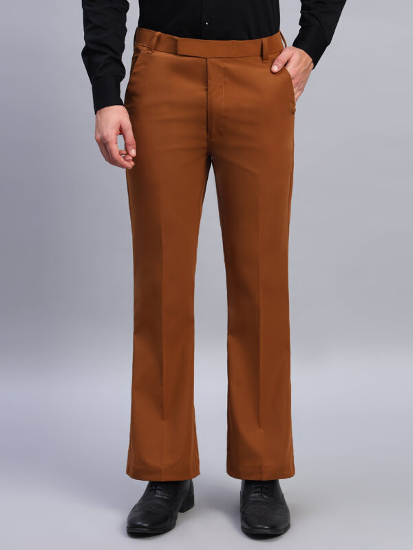 BROWN TWILL BOOTCUT