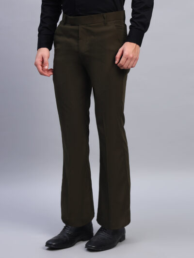 TWILL BOOTCUT TROUSERS