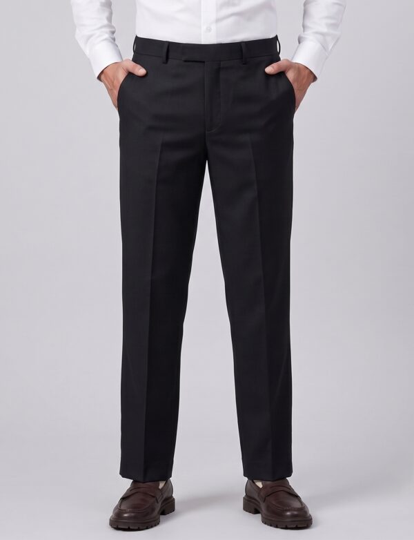 BLACK AXNIS LIFESTYLE MEN MID-RISE STRAIGHT FIT