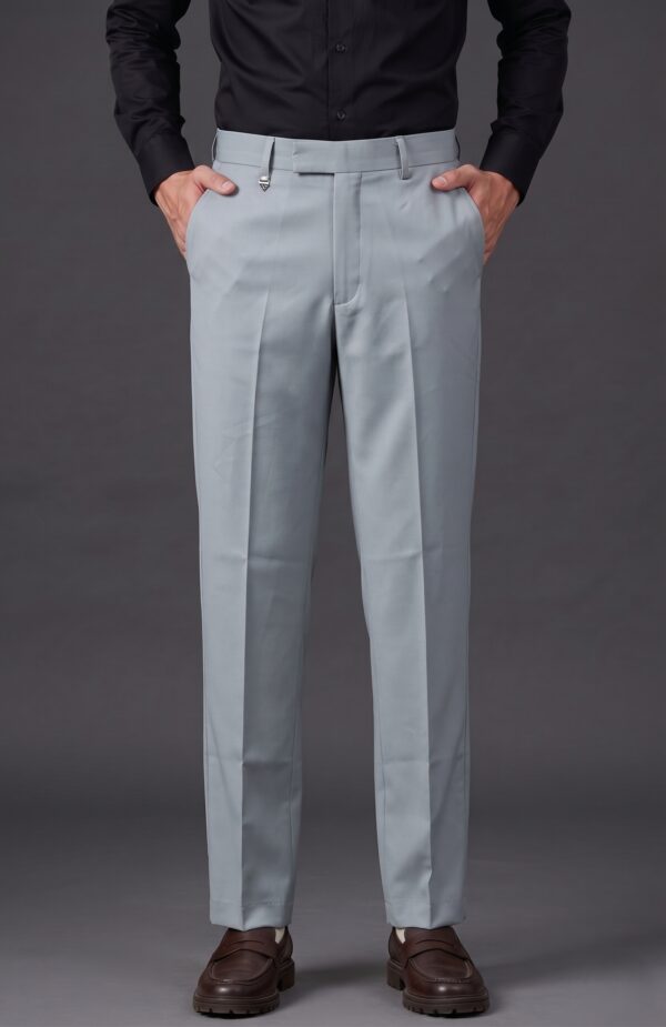 LIGHT GREY AXNIS LIFESTYLE MEN MID-RISE STRAIGHT FIT