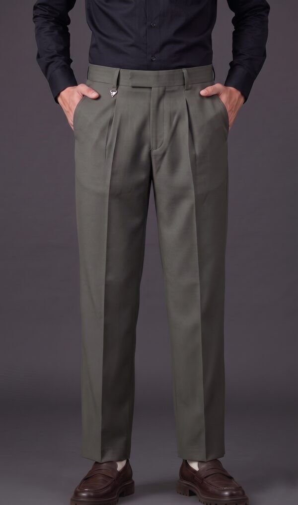 OLIVE AXNIS LIFESTYLE MEN MID-RISE STRAIGHT FIT